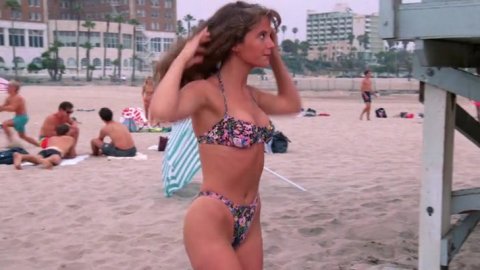 A. J. Langer - Sexy Scenes in Baywatch s02e09 (1991)