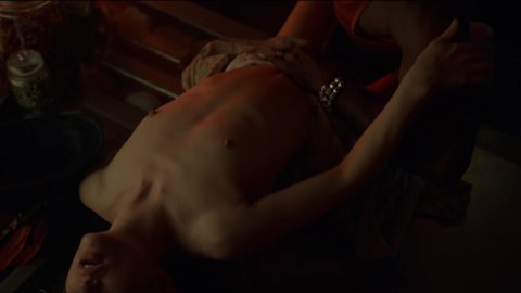 Emily Browning - Sexy Scenes in American Gods s02e05 (2019)
