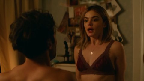 Lucy Hale - Sexy Scenes in A Nice Girl Like You (2020)
