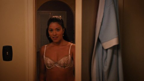 Gina Rodriguez - Sexy Scenes in Jane the Virgin s04e01 (2017)