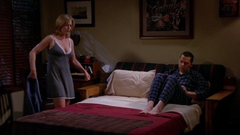 Courtney Thorne-Smith - Sexy Scenes in Two and a Half Men s12e14 (2014)