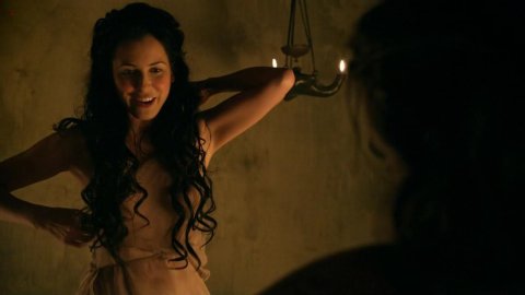 Delaney Tabron - Sexy Scenes in Spartacus s02e05 (2012)