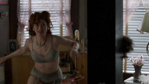 Debra Messing - Sexy Scenes in A Walk in the Clouds (1995)