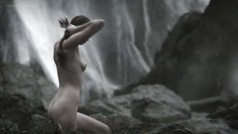 Alyssa Sutherland - Sexy Scenes in Vikings s01e09 (2013)
