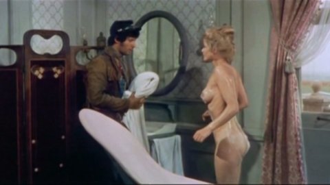 Karin Schubert - Sexy Scenes in The Three Musketeers of the West (1973)