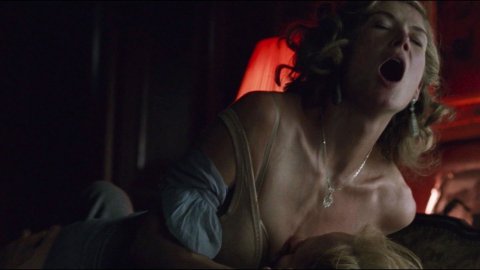 Rosamund Pike - Sexy Scenes in The Man with the Iron Heart (2017)
