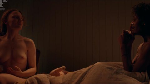 Simona Brown, Tallulah Haddon - Sexy Scenes in Kiss Me First s01e02 (2018)
