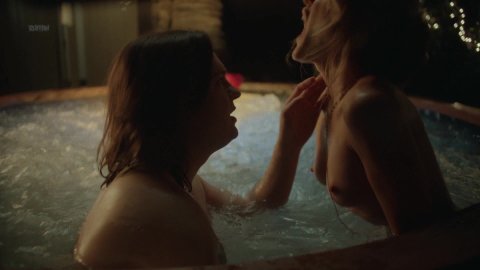 Chloe Brooks - Sexy Scenes in I'm Dying Up Here s02e01 (2018)