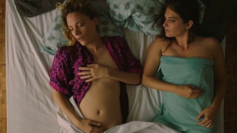Camille De Pazzis, Justine Wachsberger - Sexy Scenes in Where We Go from Here (2019)