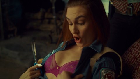Katherine Barrell - Sexy Scenes in Wynonna Earp s03e10 (2018)