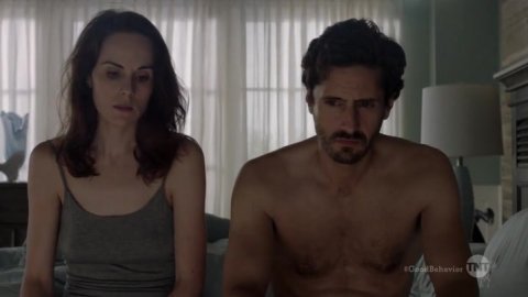 Michelle Dockery - Sexy Scenes in Good Behavior s02e02 (2017)