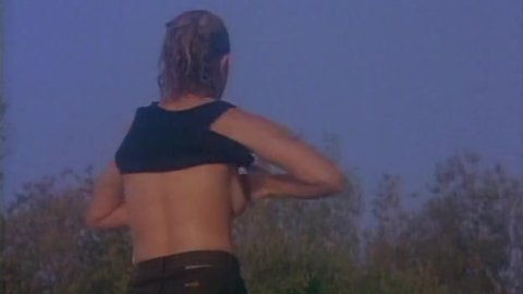 Denise Crosby - Sexy Scenes in Eliminators (1986)